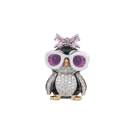 Seinerzeit Ketten Anhänger Pinguin Kiki Limited 925 Silber SZA-3990-466