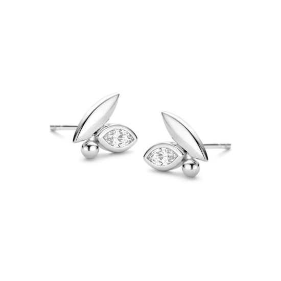 Spirit Icons Damen Ohrringe Ohrstecker 925 Silber Zirkonia 42401