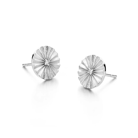 Spirit Icons Damen Ohrringe Ohrstecker 925er Silber 10mm 42651