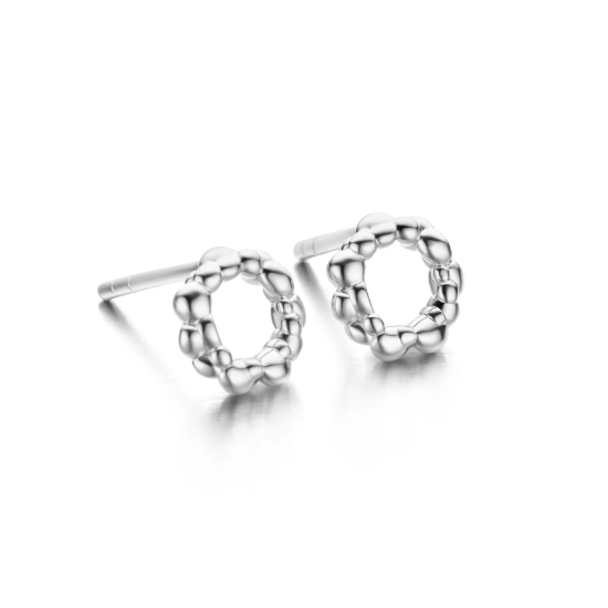 Spirit Icons Damen Ohrringe Ohrstecker 925er Silber Kreis 7mm 42921