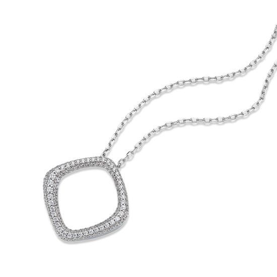CEM Damen Halskette mit Anhänger 925er Silber 42+3cm 5-216068-001