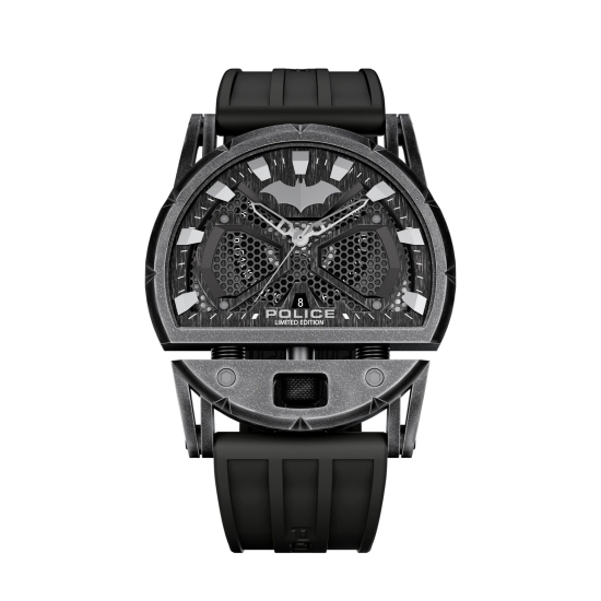Police x Batman Herrenuhr Schwarz Limited Edition 46mm PEWGN0075401