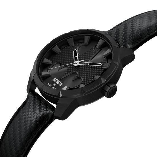 Police x Batman Herrenuhr Schwarz Limited Edition 45mm PEWGA0075502
