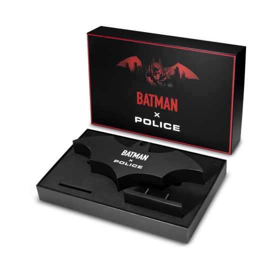 Police x Batman Herrenuhr Schwarz Limited Edition 46mm PEWGN0075401