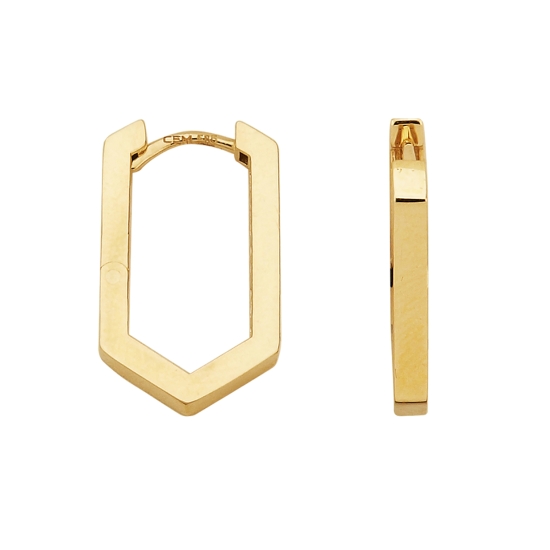 CEM Damen Ohrringe Creolen 585er Gold poliert 6-212958-001