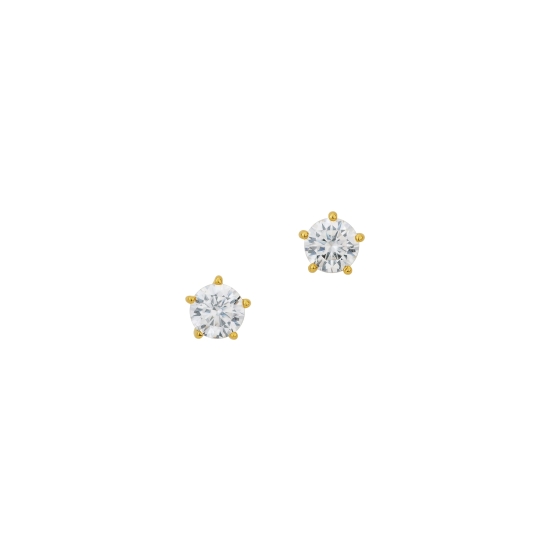CEM Damen Ohrringe Ohrstecker 585er Gelbgold Zirkonia 4mm 6-212985-001