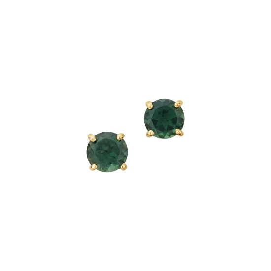 CEM Ohrringe Ohrstecker 585er Gelbgold synth. Smaragd 6-213219-001