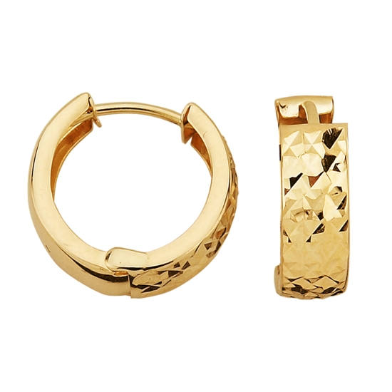 CEM Damen Ohrringe Creolen 585er Gold diamantiert 6-213234-001
