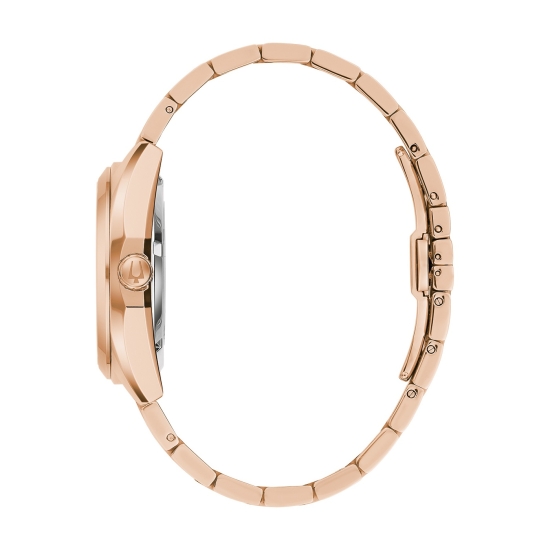 Bulova Herrenuhr Surveyor Automatik Saphirglas Rosé 39mm 97B234