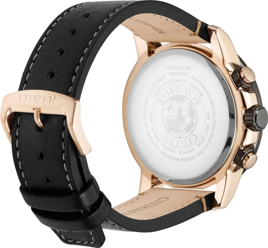 Citizen Herrenuhr Funkuhr Solar Saphirglas 20BAR Schwarz AT8126-02E