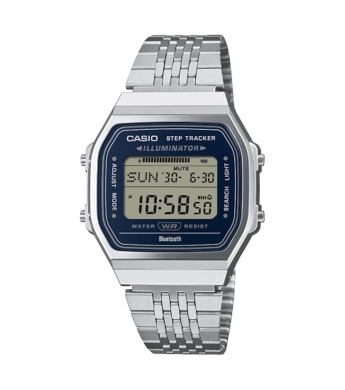 Casio Retro Unisex Uhr Digital Bluetooth® Steptracker ABL-100WE-2AEF