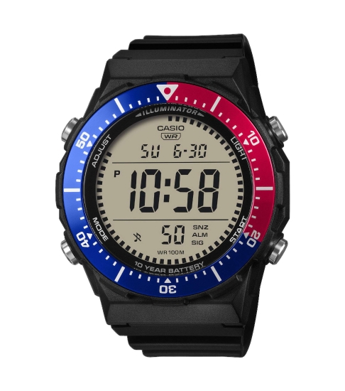 Casio Herrenuhr Digital Licht Schwarz 10BAR 46mm AE-1700H-1A2VEF