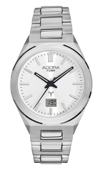 Adora Damenuhr Funkuhr Titan Titanium Datum 34mm AF7215