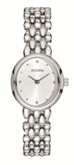 Adora Damenuhr Edelstahl Quarz Oval 24mm AT5783