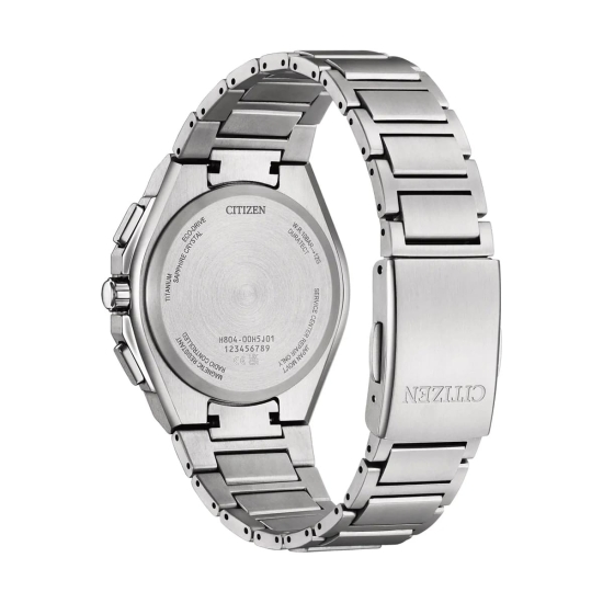 Preview: Citizen Herrenuhr Funkuhr Solar Titan Saphirglas Schwarz 10BAR AT8390-55E