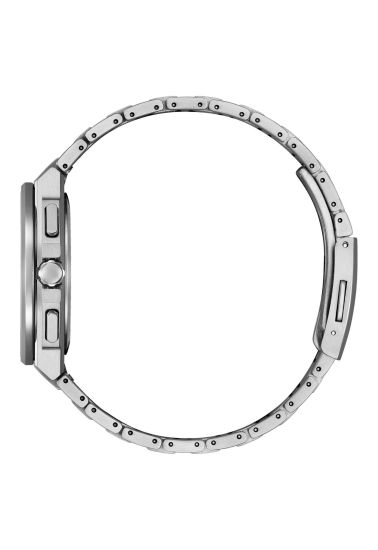 Preview: Citizen Herrenuhr Funkuhr Solar Titan Saphirglas Silberfarben 10BAR AT8391-52H