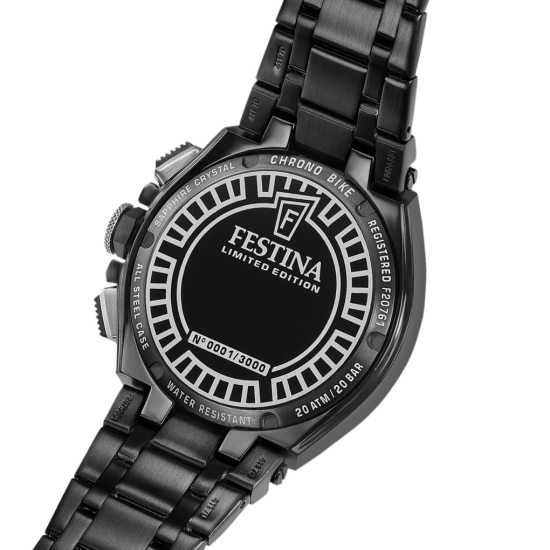 Preview: Festina Herrenuhr Chrono Bike 2026 Limited Edition Schwarz 46mm F20761/1