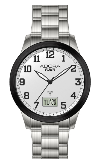 Adora Herrenuhr Funkuhr Titan Datum AF7166