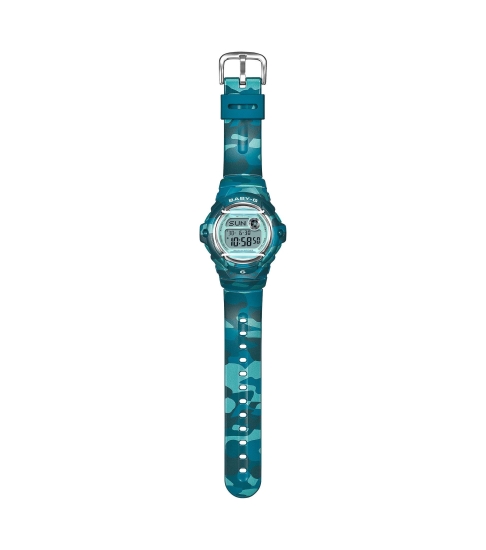Preview: Casio Baby-G Damenuhr Digital Licht 20BAR Blaugrün BG-169CM-2ER