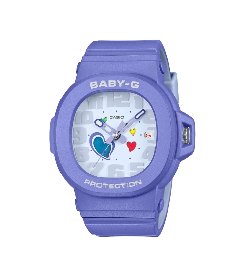 Casio Baby-G Damenuhr Analog Datum 10BAR Lila BGA-10-6AER