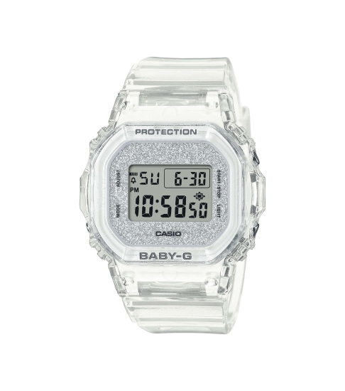 Casio Baby-G Damenuhr Digital Alarm Licht Transparent BGD-565GC-7ER