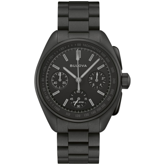Bulova Herrenuhr Lunar Pilot "Black Hole" Chrono Schwarz Limited 98A335