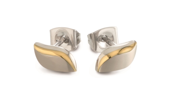 Boccia Titanium Ohrringe Ohrstecker Titan Bicolor 05044-02