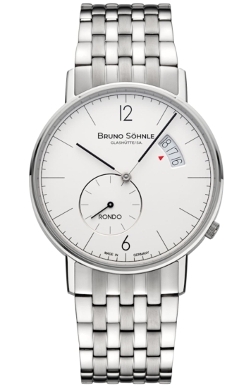 Bruno Söhnle Glashütte Herrenuhr Rondo Big Saphirglas 38mm 17-13053-262