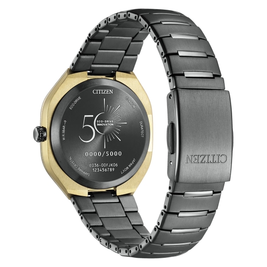 Preview: Citizen PHOTON Herrenuhr Titan Solar Saphirglas Limited Grau BJ6569-59X