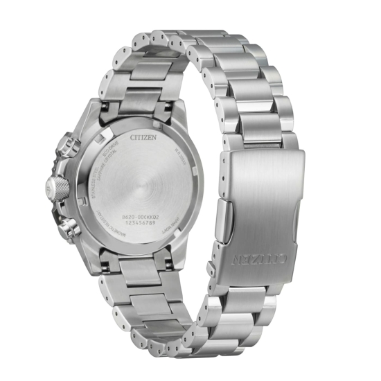 Preview: Citizen Promaster Herrenuhr Solar Chrono Saphirglas 20BAR Schwarz CA4664-60E