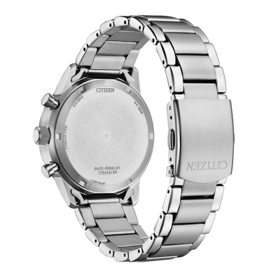 Preview: Citizen Herrenuhr Chronograph Eco-Drive Solar Blau 10BAR CA4720-52L