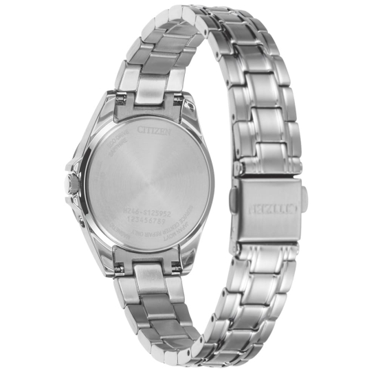 Preview: Citizen Damenuhr Funk Solar Saphirglas Datum Blau 29mm EC1180-81L