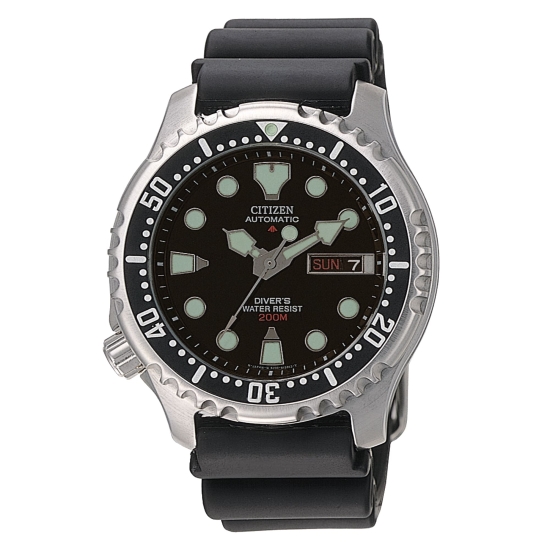 Citizen Promaster Automatik Herrenuhr Schwarz Tag Datum 42mm NY0040-09EC