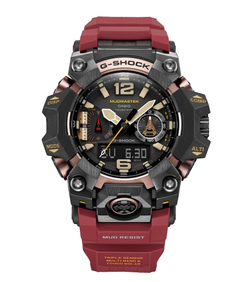 Casio G-SHOCK Pro Uhr Mudmaster Funk Solar Rot GWG-B1000-1A4ER