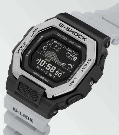 Casio G-SHOCK Herrenuhr Digital Ebbe-Flut GBX-100TT-8ER