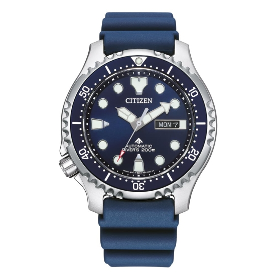 Citizen Promaster Marine Uhr Automatik Taucher Blau Saphirglas NY0141-10LE