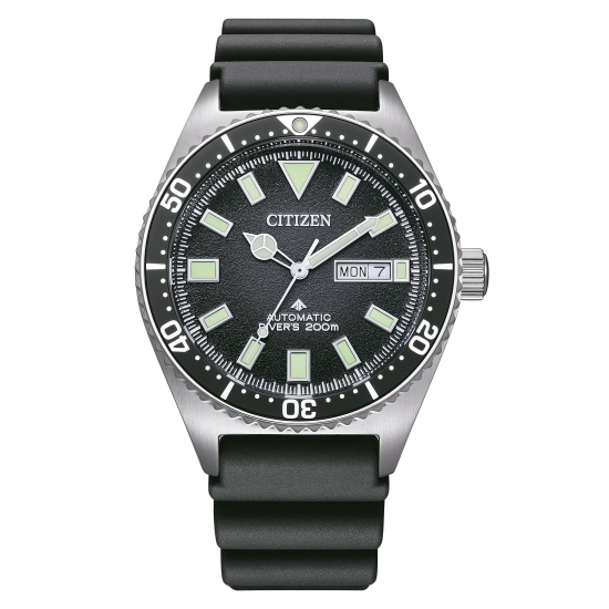 Citizen Promaster Marine Uhr Automatik Taucher Schwarz NY0120-01EE