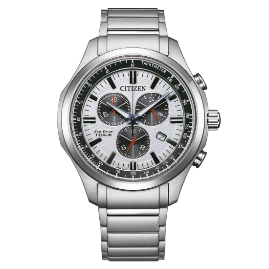 Citizen Herrenuhr Chrono Eco-Drive Solar Titan Saphirglas 10BAR AT2530-85A