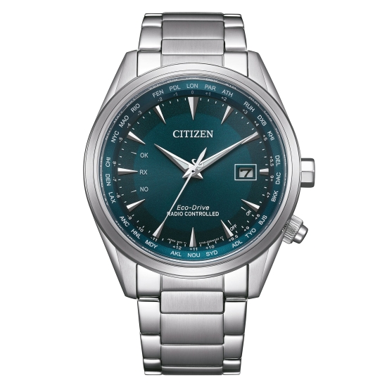 Citizen Herrenuhr Funkuhr Eco-Drive Grün CB0270-87L