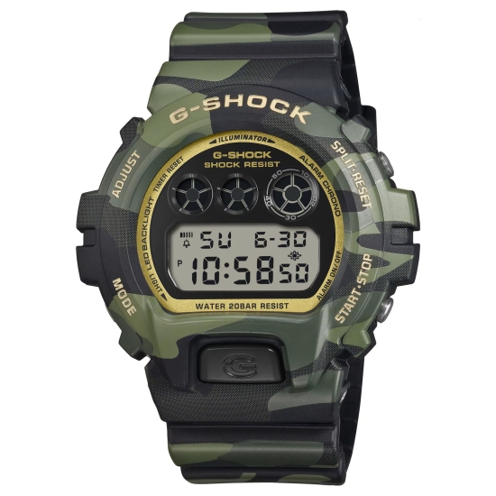 Casio G-SHOCK Herrenuhr Digital Licht Camouflage 20BAR DW-6900CMG-3ER
