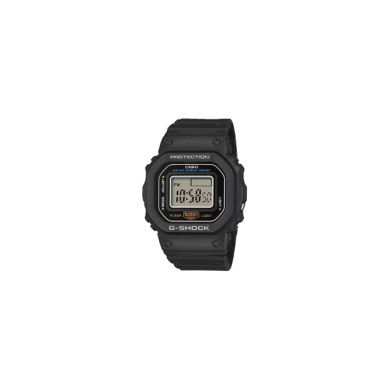 Preview: Casio G-SHOCK Ring Uhr Digital 20BAR Licht Stopp Schwarz DWN-5600-1ER