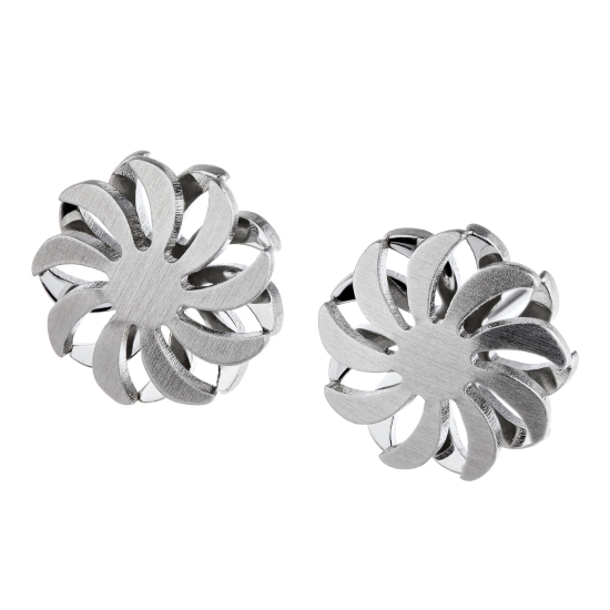 Ernstes Design Damen Ohrringe Ohrstecker Blüte Blume Edelstahl E747