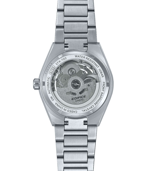 Casio Edifice Herrenuhr Automatik Saphirglas 10BAR Schwarz EFK-100CD-1AER