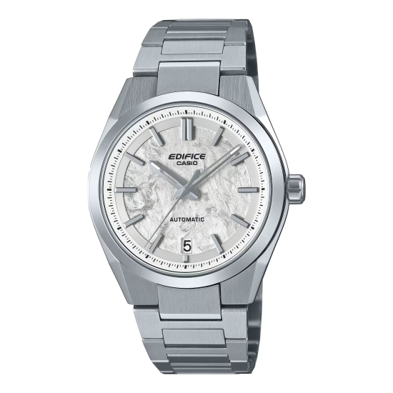 Casio Edifice Herrenuhr Automatik Saphirglas 10BAR Weiß EFK-100D-7AER