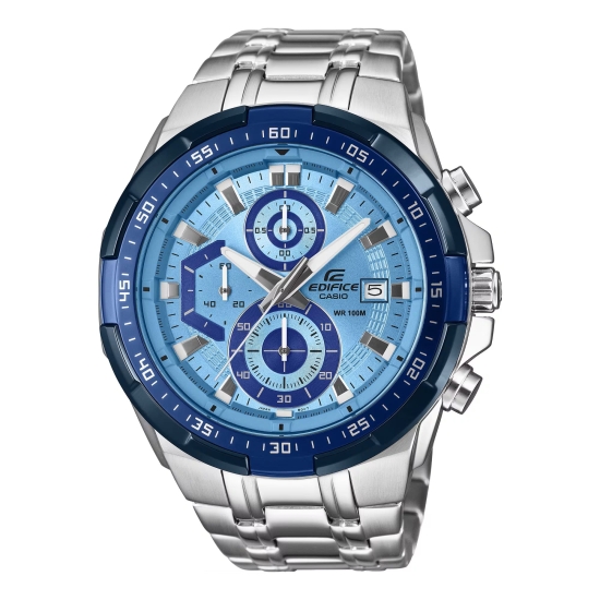 Casio Edifice Herrenuhr Chronograph Datum Blau 46 mm EFR-539DE-2AVUEF