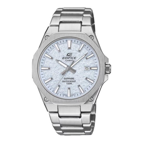 Casio Edifice Herrenuhr Datum Saphirglas 10BAR Weiss EFR-S108DE-2AVUEF