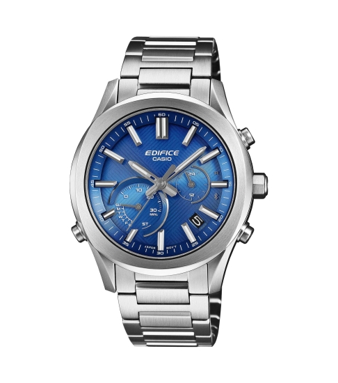 Casio Edifice Herrenuhr Bluetooth® Saphirglas Datum Blau 39mm EQB-1300D-2AEF