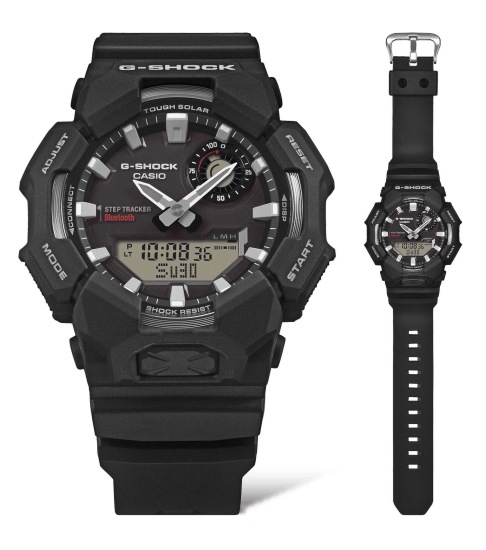 Preview: Casio G-SHOCK Herrenuhr Solar Schrittzähler 45mm Schwarz GA-B010-1AER