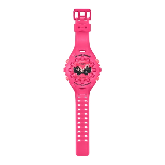 Casio G-SHOCK Herrenuhr Analog-Digital Pink Groß 56mm GA-V01-4AER