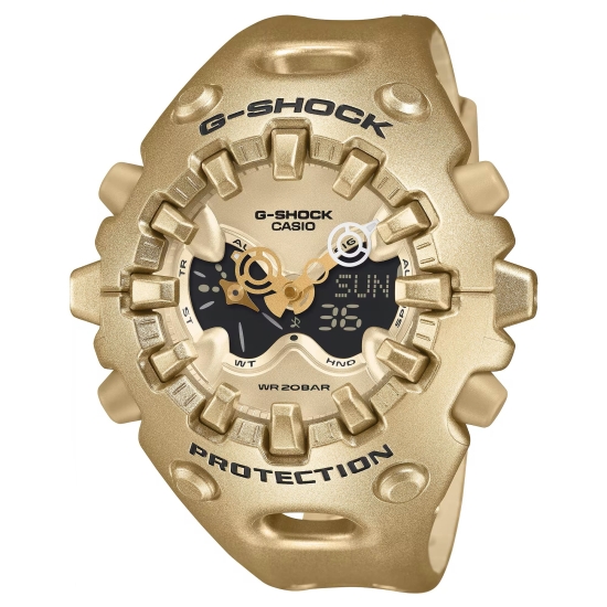 Casio G-SHOCK Herrenuhr Goldfarben Groß 56mm GA-V01A-9AER